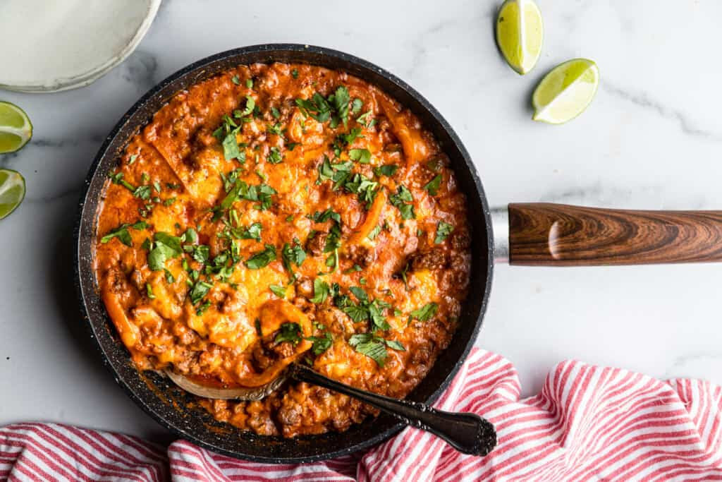 Mexican Keto Ground Beef Casserole