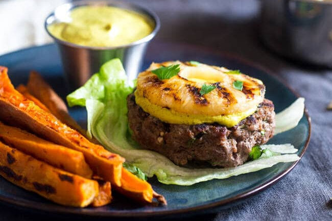 Pineapple Paleo Burger