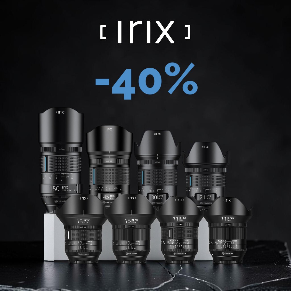 40% OFF! The Irix photo lens promotion is back!