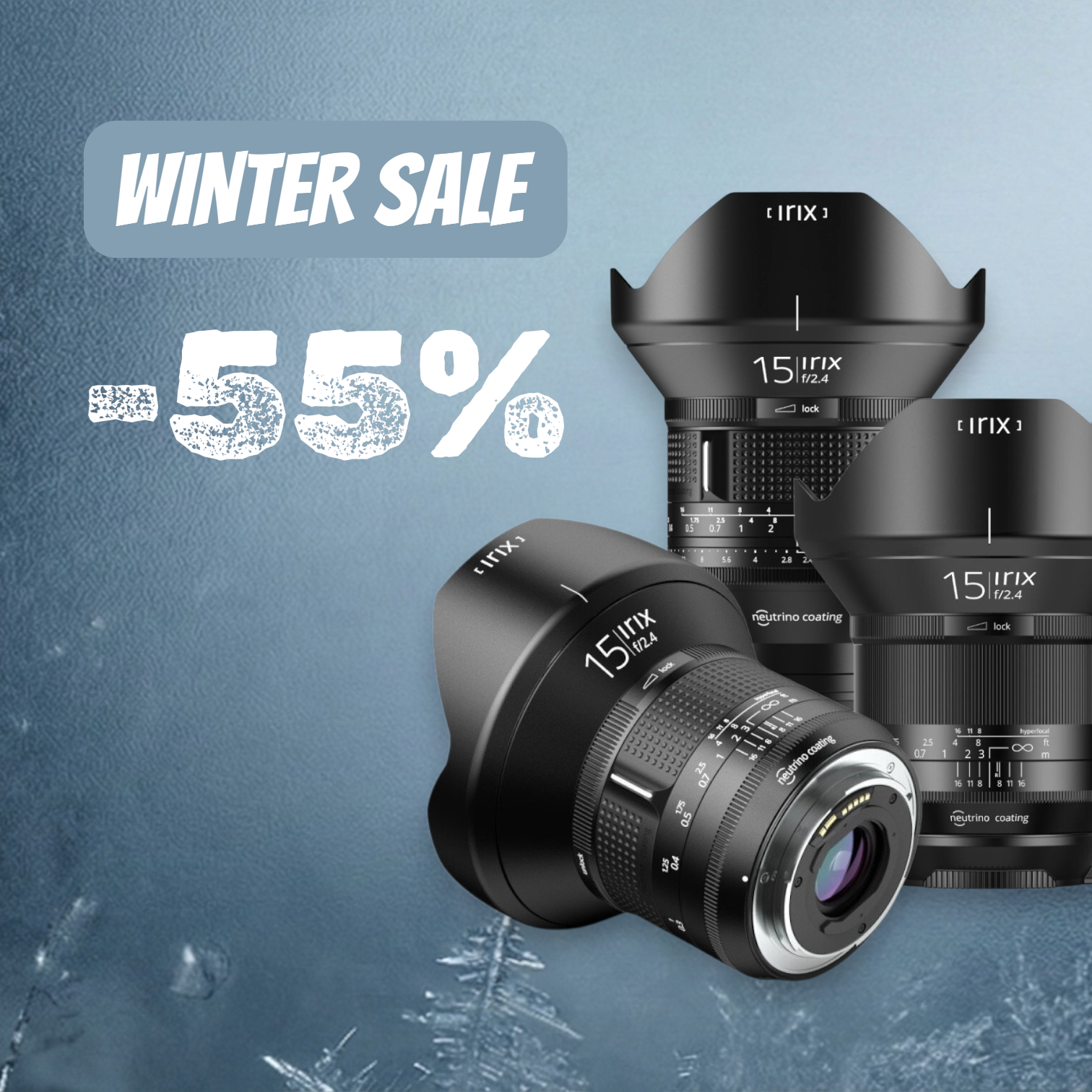 -55% OFF IRIX 15mm F/2.4 Photo Lenses!