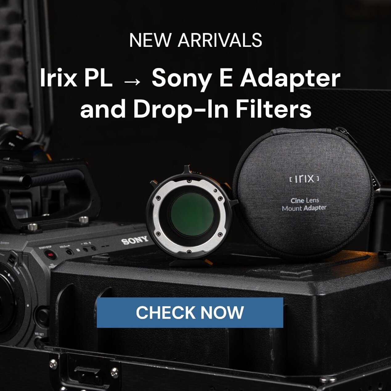 Discover the Irix adapter with an innovative magnetic Drop-in filter system.