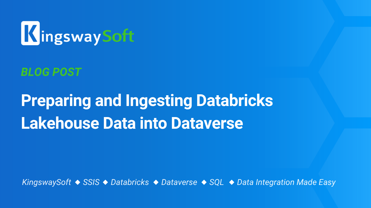 Preparing and Ingesting Databricks Lakehouse Data into Dataverse