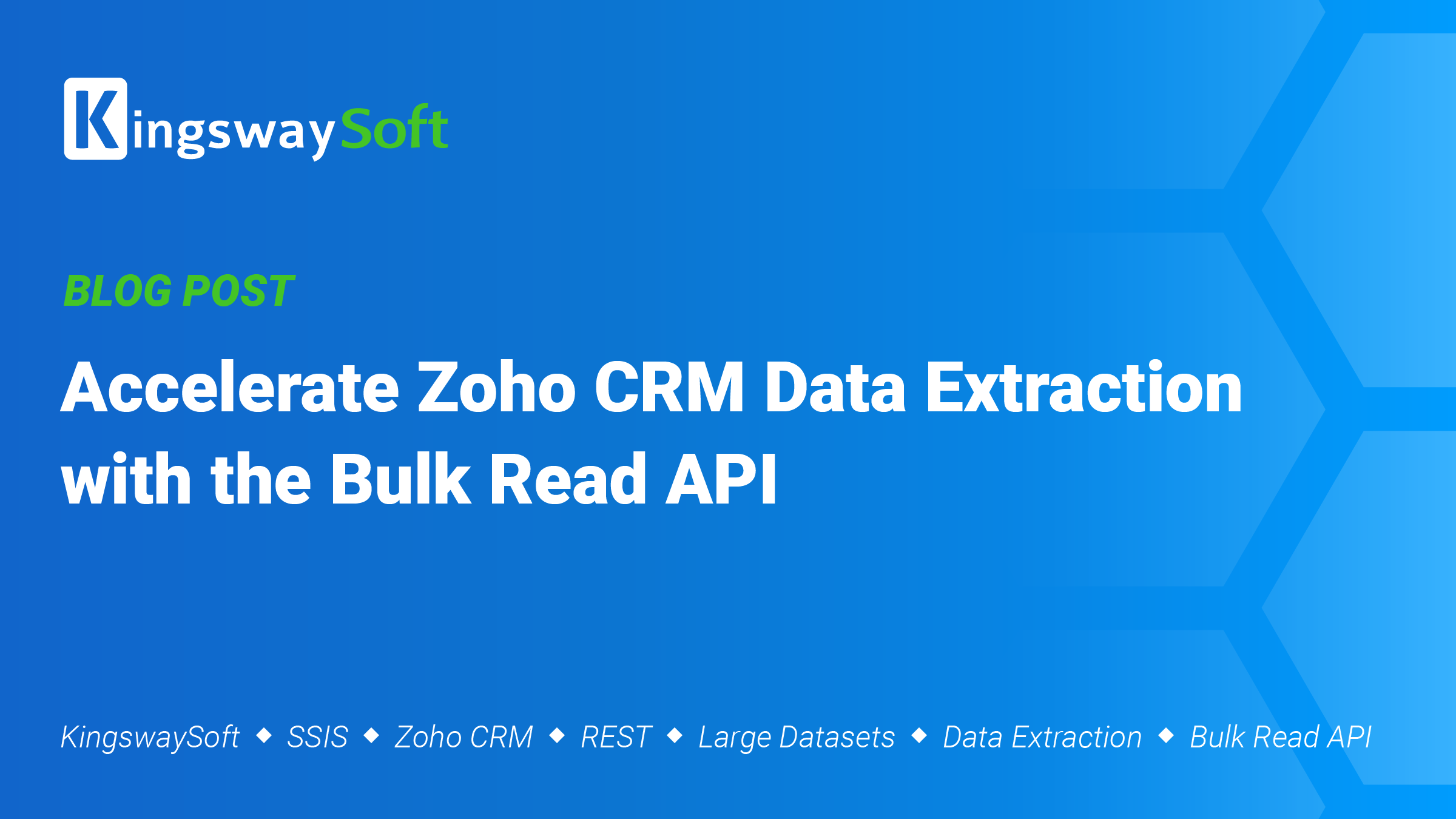 Accelerate Zoho CRM Data Extraction with the Bulk Read API