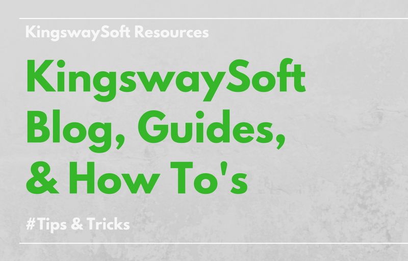 KingswaySoft Blog