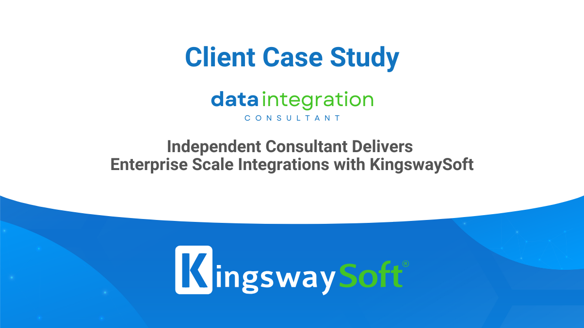 KingswaySoft Case Study Standardizing Enterprise Integrations for Microsoft Dynamics 365