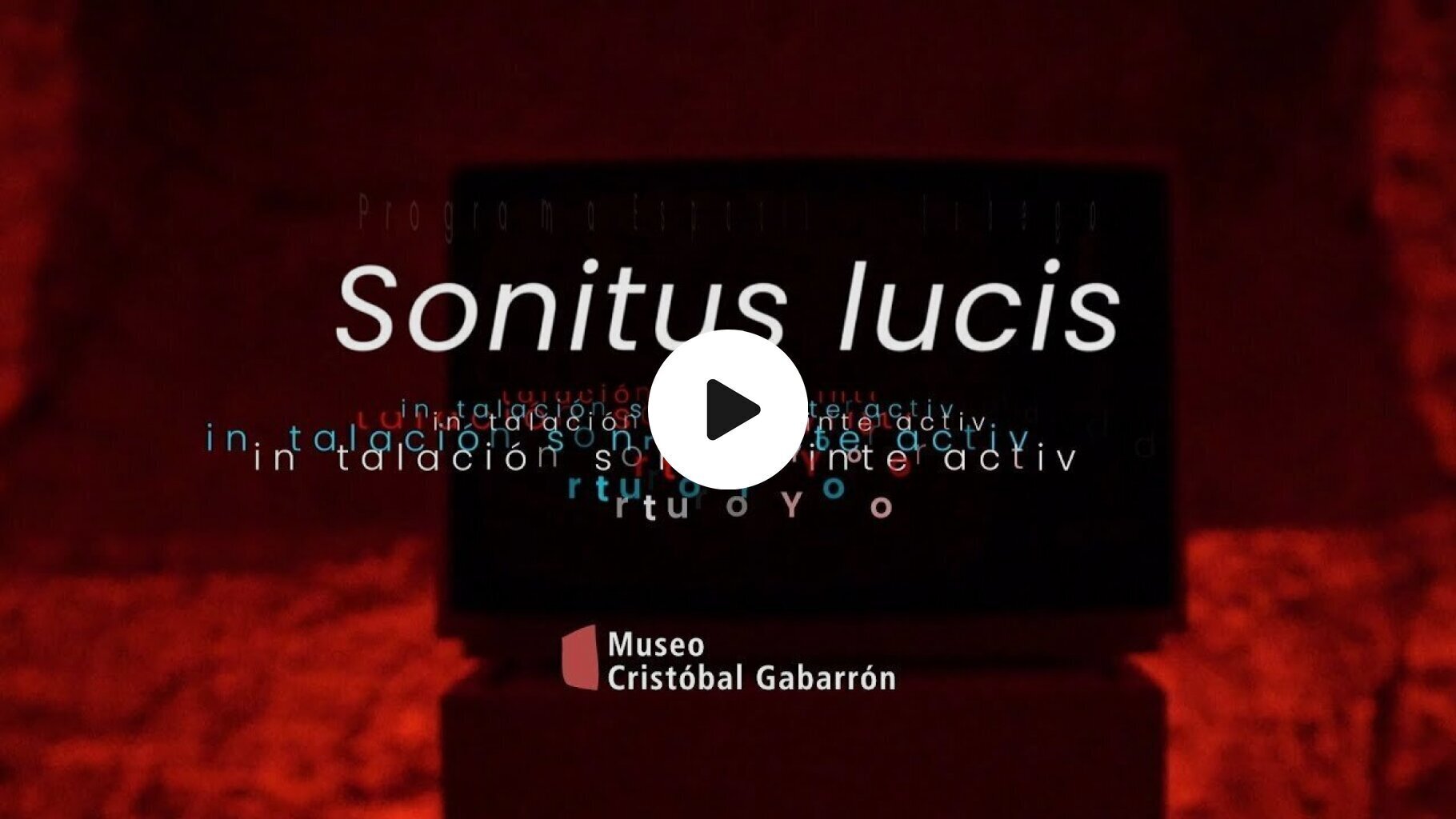 Sonitus Lucis — Donde la Luz se convierte en Sonido | Instalación Interactiva | Espacio La Bodega