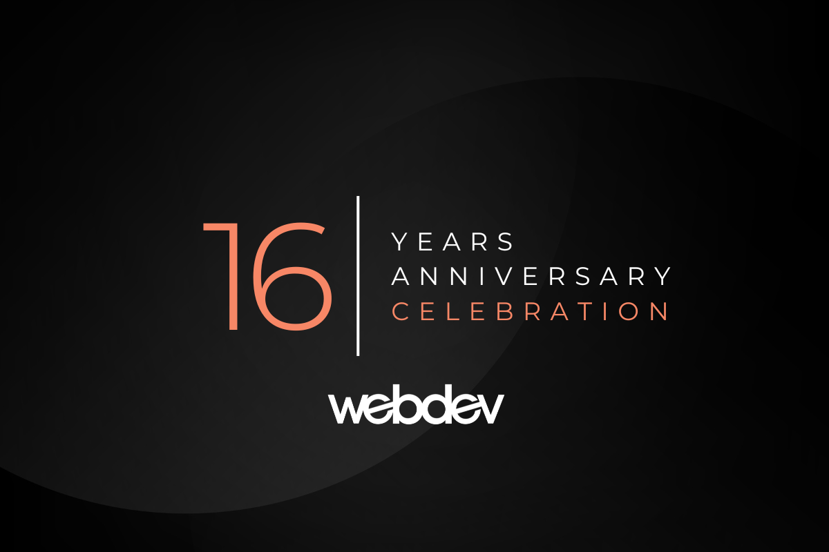 16 Years Anniversary Celebration WebDevStudios